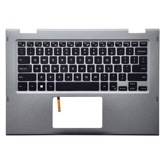 Dell Inspiron 13 5379, 07F06D, 0JCHV0, backlit US keyboard palmrest 0VKGNV - main product image