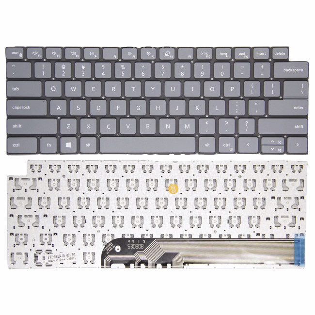 Dell Inspiron 5410 5415 5418 5420 5425, Vostro 13 5310 5320 5410 5415 gray US keyboard OEM - main product image
