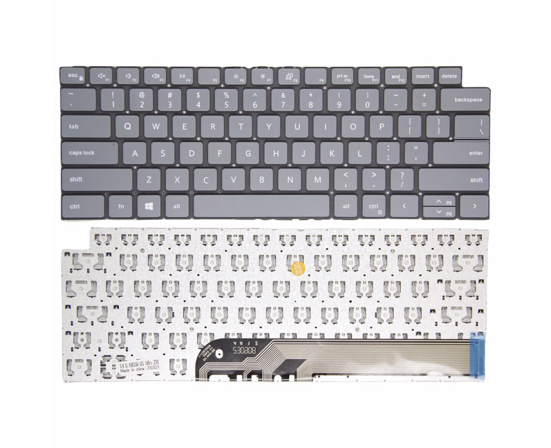 Dell Latitude 3320 3330 3420 3430 / Inspiron 7415 7420 7425 2-in-1 gray US keyboard OEM