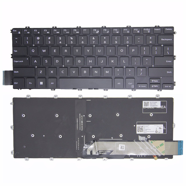 Dell Latitude 3400 3310 3390 5481 P92G P91G P76F 7586 backlit US keyboard original - main product image