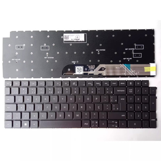 Dell Latitude 3520 Vostro 3510 3520 5510 5515 7510 Brazilian BR keyboard - main product image