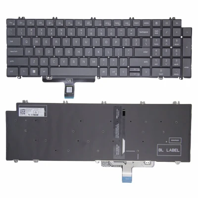 Dell Latitude 5520 5521 5530 Precision 3560 3561 P104F backlit US keyboard