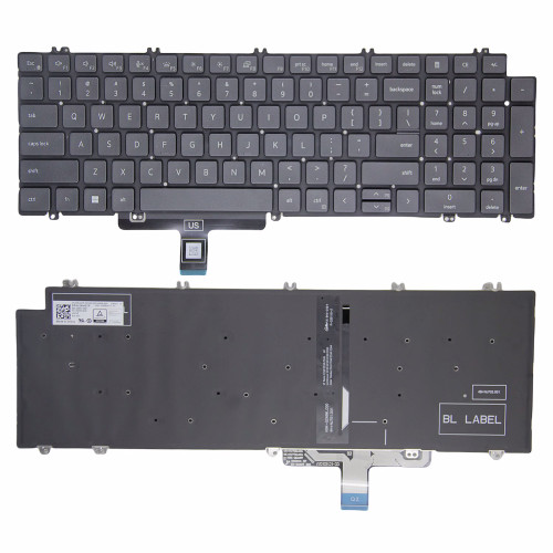 Dell Latitude 3540 5531 5540 backlit US keyboard