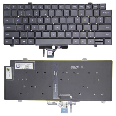 Dell Latitude 5420 5421 5430 5431 7420 7430 7520 7530 backlit US keyboard