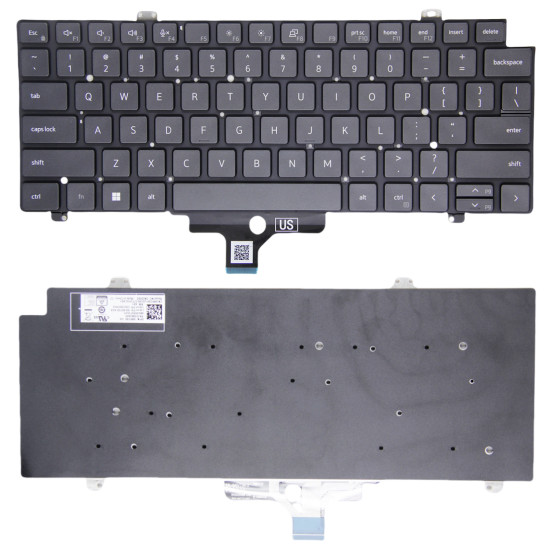 Dell Latitude 5420 5421 5430 5431 7420 7430 7520 7530 black US keyboard - main product image