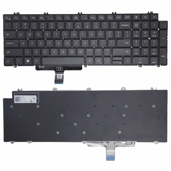 Dell Latitude 5520 5521 5530 Precision 3560 3561 P104F US keyboard - main product image