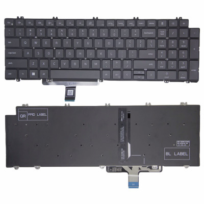Dell Latitude 5520 5521 5530 Precision 3560 3561 P104F backlit US keyboard high copy
