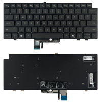 Dell Latitude 7340 7440 7640 0H3DHT black backlit US keyboard