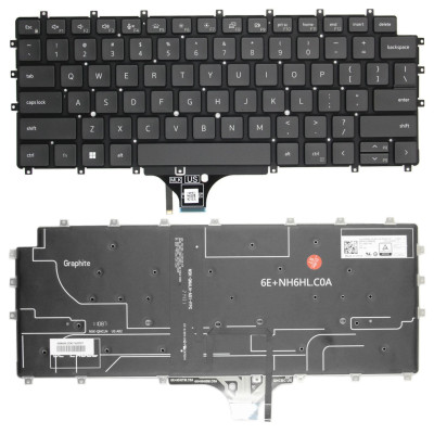 Dell Latitude 9510 9520 backlit US keyboard