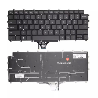 Dell Latitude 9510 9520 backlit US keyboard