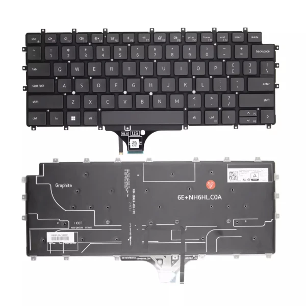 Dell Latitude 9510 9520 backlit US keyboard - main product image