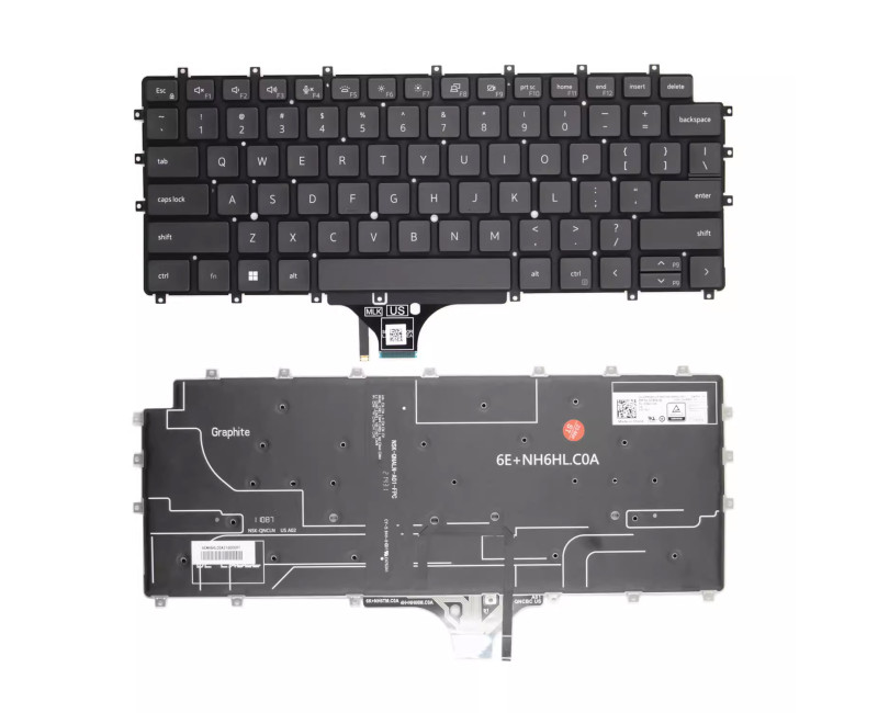 Dell Latitude 9510 9520 backlit US keyboard - additional view 