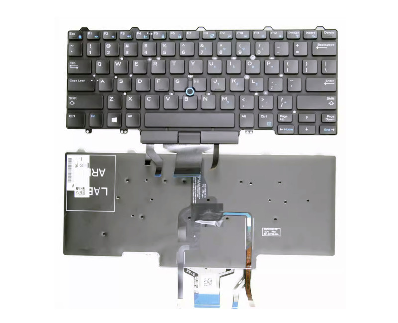 Dell Latitude E5450 E5470 E7450 E7470 with trackpoint backlit US keyboard original