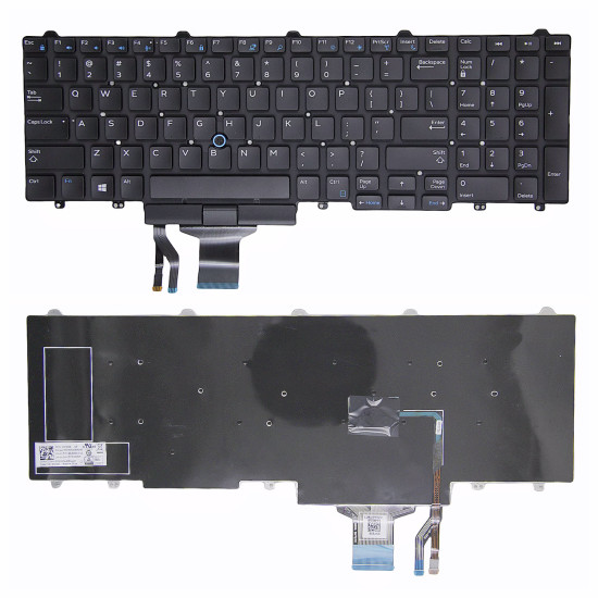 Dell Latitude E5550 E5570 E5580 E5590 E5591 7710 P48F US keyboard - main product image