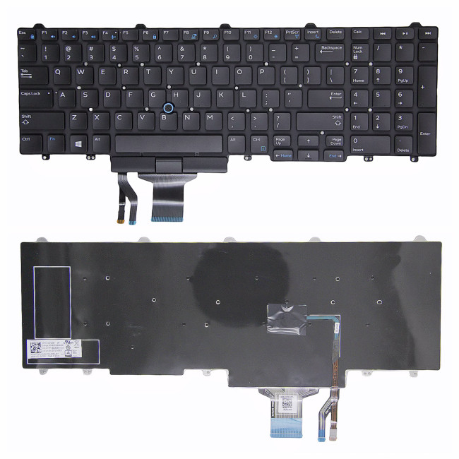 Dell Latitude E5550 E5570 E5580 E5590 E5591 7710 P48F US keyboard - main product image