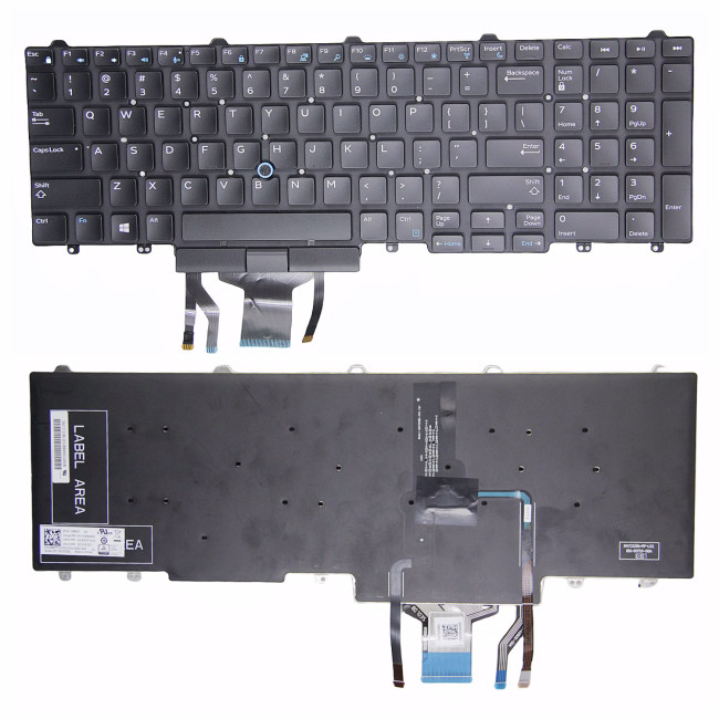 Dell Latitude E5550 E5570 E5580 E5590 E5591 7710 P48F backlit US keyboard - main product image