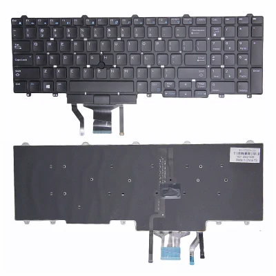Dell Latitude E5550 E5570 E5580 E5590 E5591 7710 P48F backlit US keyboard OEM