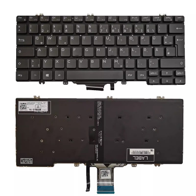 Dell Latitude E7300 E5300 7300 5300 backlit German DE keyboard