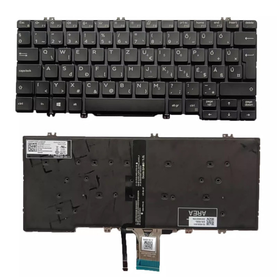 Dell Latitude E7300 E5300 7300 5300 backlit Hungarian HU keyboard - main product image