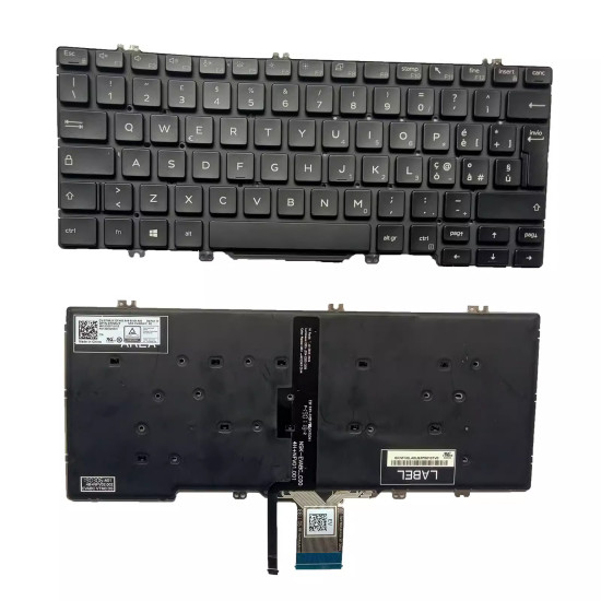 Dell Latitude E7300 E5300 7300 5300 backlit Italian IT keyboard - main product image