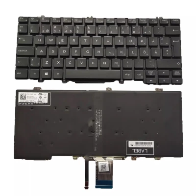 Dell Latitude E7300 E5300 7300 5300 backlit Swedish SD keyboard