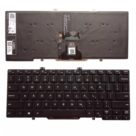 Dell Latitude E7400 backlit US keyboard - main product image