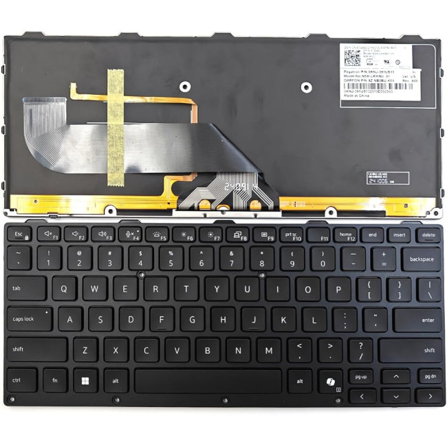 Dell Latitude Pro Rugged 14, Pro Rugged 13, backlit US keyboard AI - main product image
