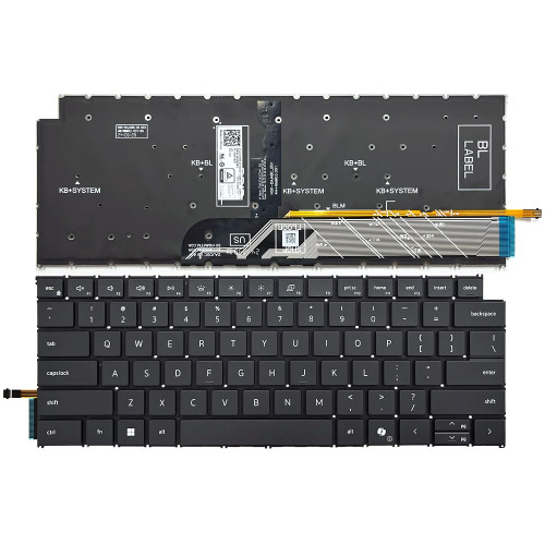 Dell 14 Plus 2-in-1, DB04250, DB04255, black backlit US keyboard AI - main product image