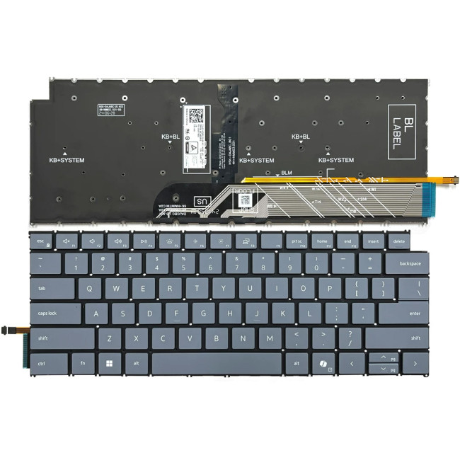 Dell 14 Plus 2-in-1, DB04250, DB04255, blue backlit US keyboard AI - main product image