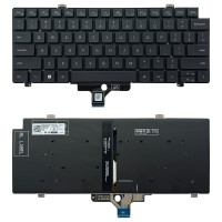 Dell Precision 3470 3480 3490, M3480, M3490, P137G, black backlit US keyboard