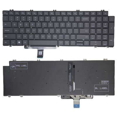 Dell Precision 3581, 7670, 7770, 7680, 7780, 3570, 3571, 3580, backlit US keyboard OEM