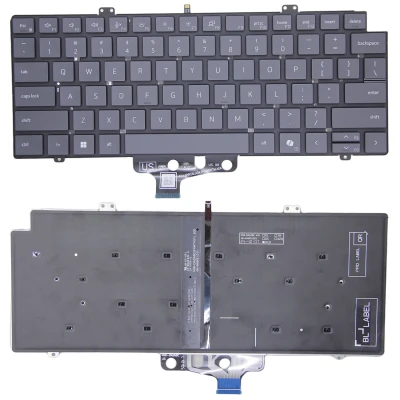 Dell Pro Max 14 MC14250 MC14255 gray backlit US keyboard 0PJG7 0RW20C