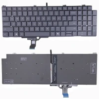 Dell Pro 16 Plus PB16250, PB16255, P135F, 2024, Pro 16 PC16250, PC16255, gray backlit US keyboard