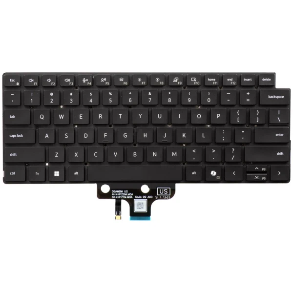 Dell Pro 7 13 P713260 P713265 backlit US keyboard black - main product image