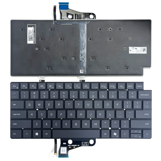 Dell Pro Max 14 MC14250, MC14255, P196G, backlit US keyboard - main product image