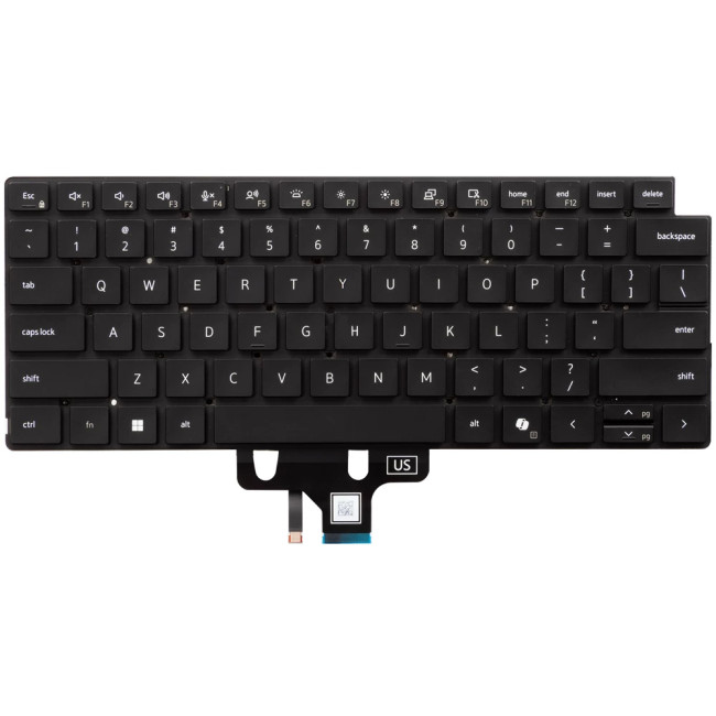 Dell Pro 3 14 P314260 P314265 backlit US keyboard black - main product image