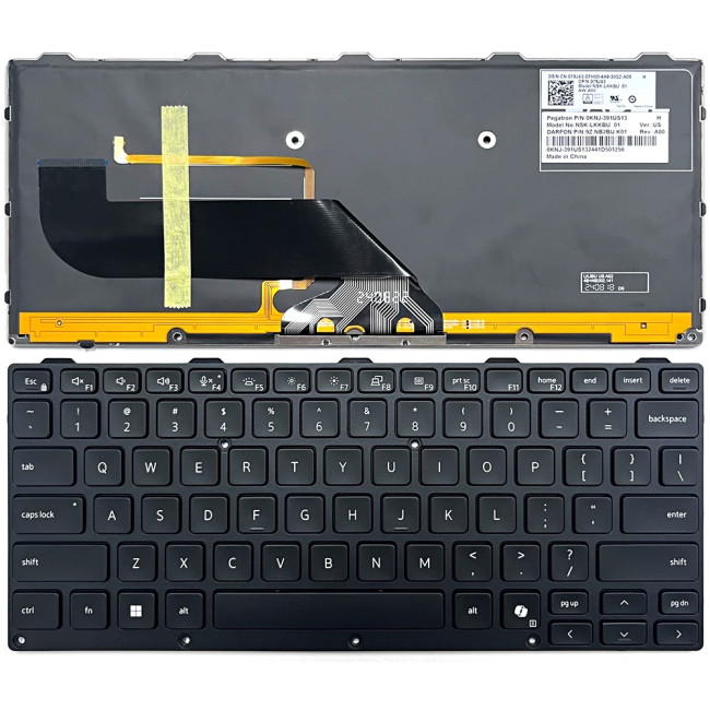 Dell Pro Rugged RA13250, RB14250, backlit US keyboard AI - main product image