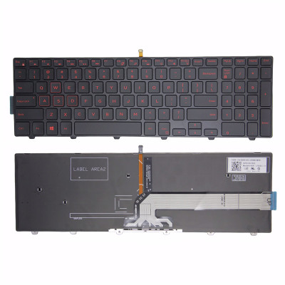 Dell Vostro 15 3546 3549 3558 3559 3561 3562 3565 3568 3572 3578 red backlit US keyboard original