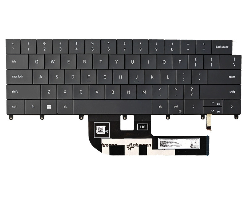 Dell XPS 14 9440 16 9640 2024 black backlit US keyboard 0DFRF5 - additional view 
