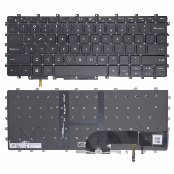 Dell XPS 15 9575 P73F 2-in-1 backlit US keyboard - main product image