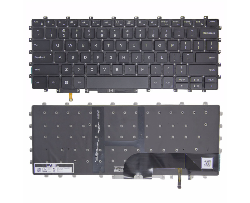 Dell XPS 15 9575 P73F 2-in-1 backlit US keyboard