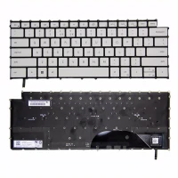 Dell XPS 9500 9510 9700 9710 9720 9730 P92F white backlit US keyboard