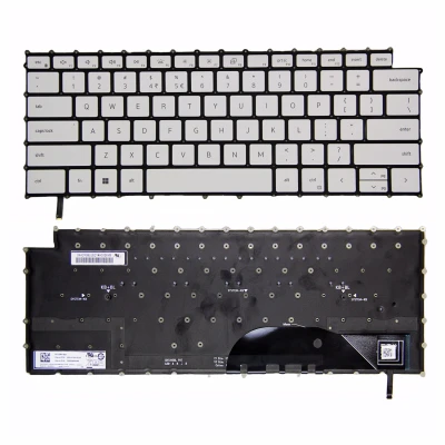 Dell XPS 9500 9510 9700 9710 9720 9730 P92F white backlit US keyboard