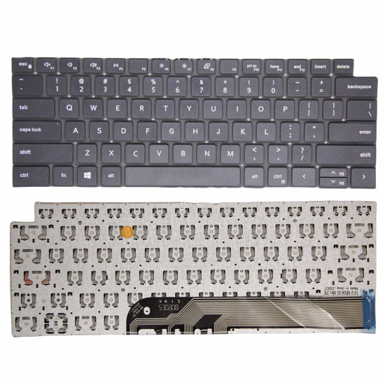 Dell Inspiron 14 7430 7435 black US keyboard OEM - main product image