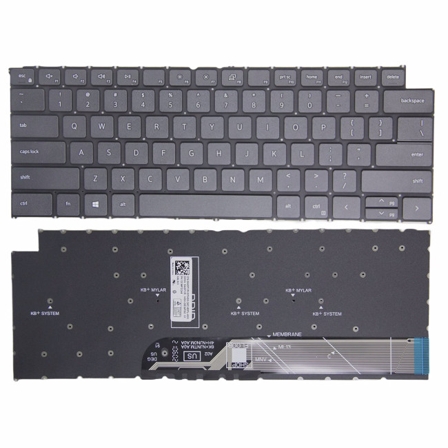 Dell Inspiron 16 Plus 7620 7630 black US keyboard - main product image