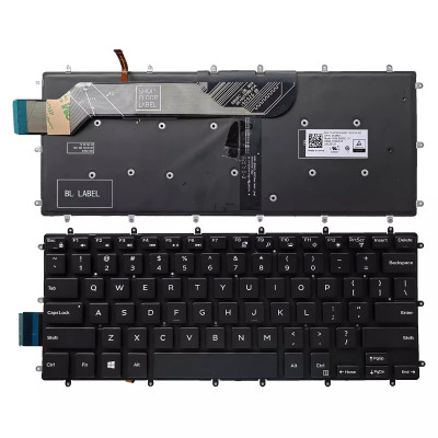 Dell P69G P69G001 P83G P83G001 P58F P58F001 black backlit US keyboard