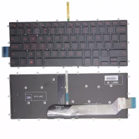 Dell Inspiron 5368 5378 5370 5379 red backlit US keyboard