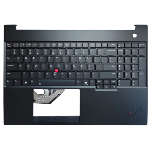 Lenovo ThinkPad E16 Gen 3 backlit black US keyboard palmrest AI