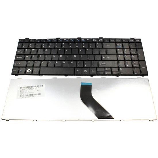 FUJITSU LIFEBOOK A530, A531, A512, NH751, AH530, AH531, black US keyboard - main product image