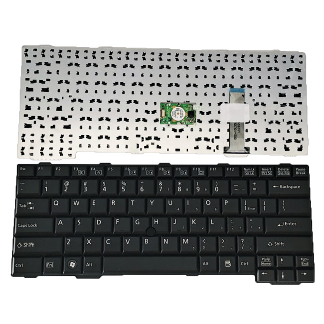 Fujitsu A552, A561, E741, E751, S561, S751, S752, S760, S761, trackpoint black US keyboard - main product image